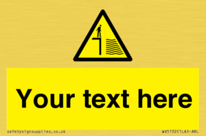 Custom Deep Water Sign